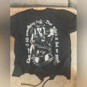 Taylor Swift Reputation distressed shirt